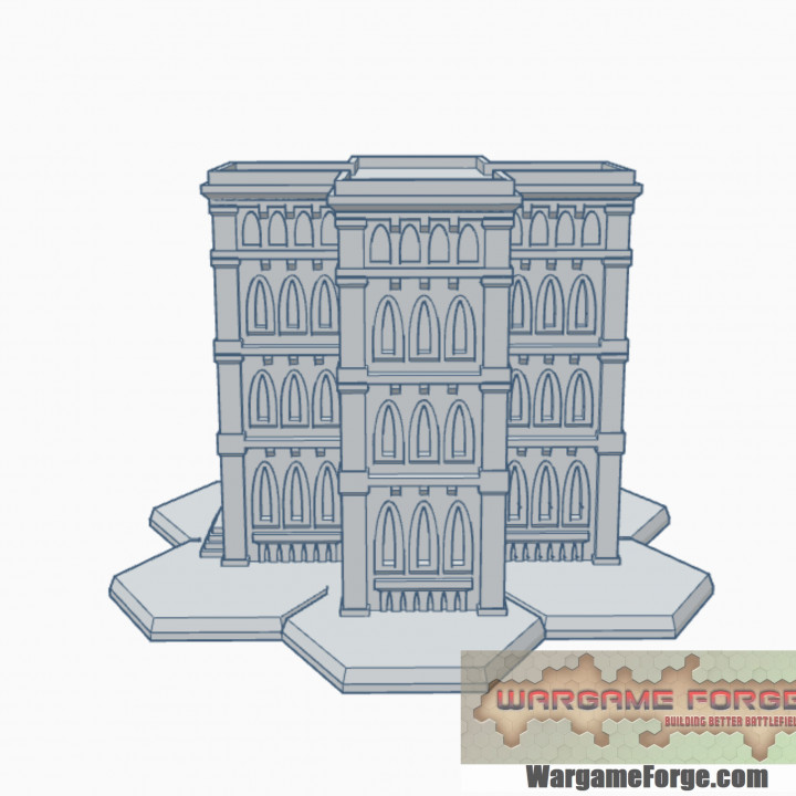 Gothic Building 3 with Hex Base GHB003 image