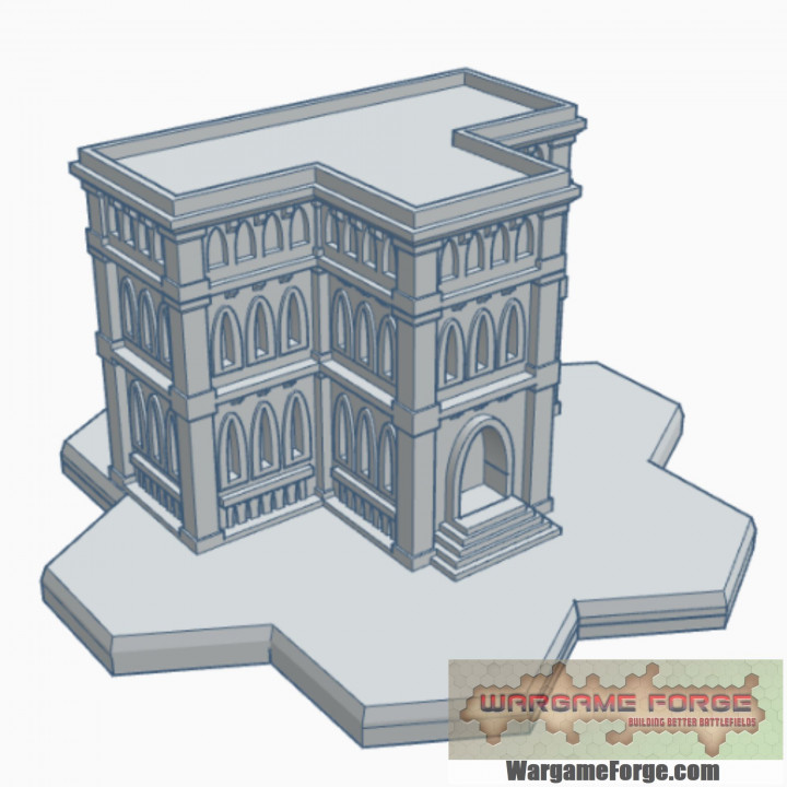Gothic Building 6 with Hex Base GHB006 image