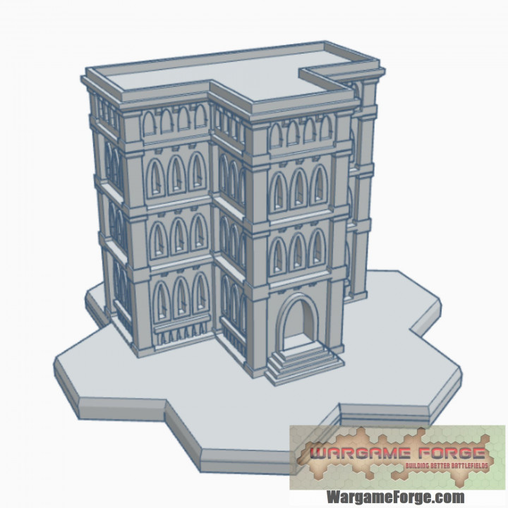 Gothic Building 7 with Hex Base GHB007 image