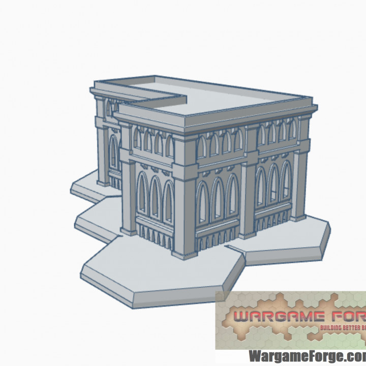 Gothic Building 17 with Hex Base GHB017 image
