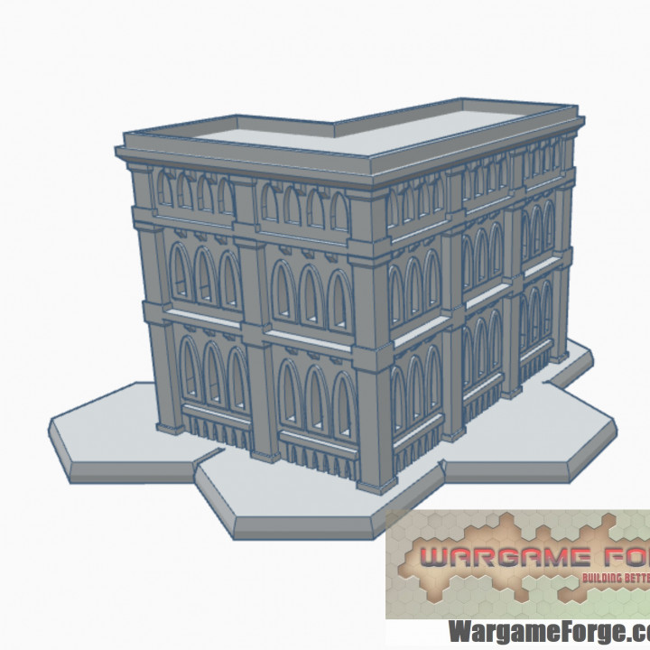 Gothic Building 18 with Hex Base GHB018 image