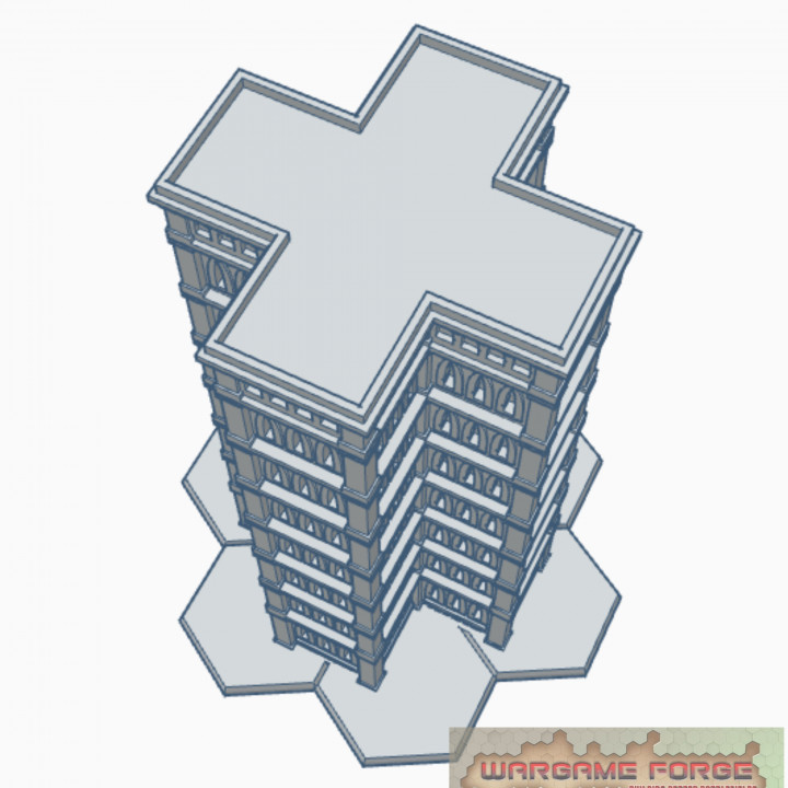 Gothic Building 27 with Hex Base GHB027 image
