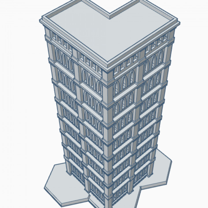 Gothic Building 39 with Hex Base GHB039 image