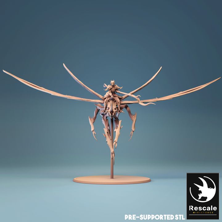 3D Printable DragonFly Cavalry B By Rescale Miniatures