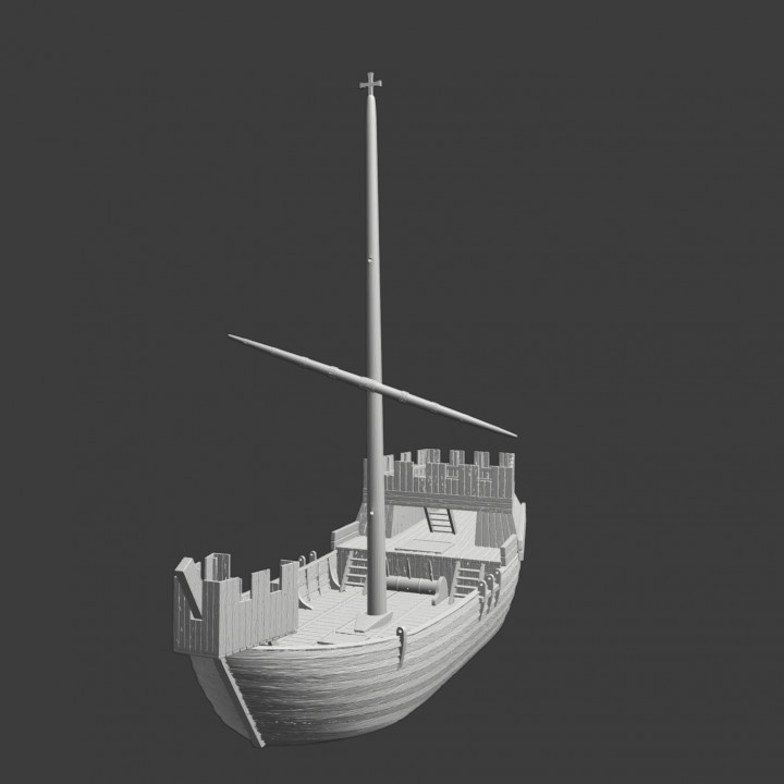 Elbinger Kogge, medieval ship image