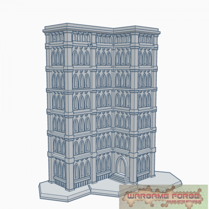 Gothic Building 45 with Hex Base GHB045 image