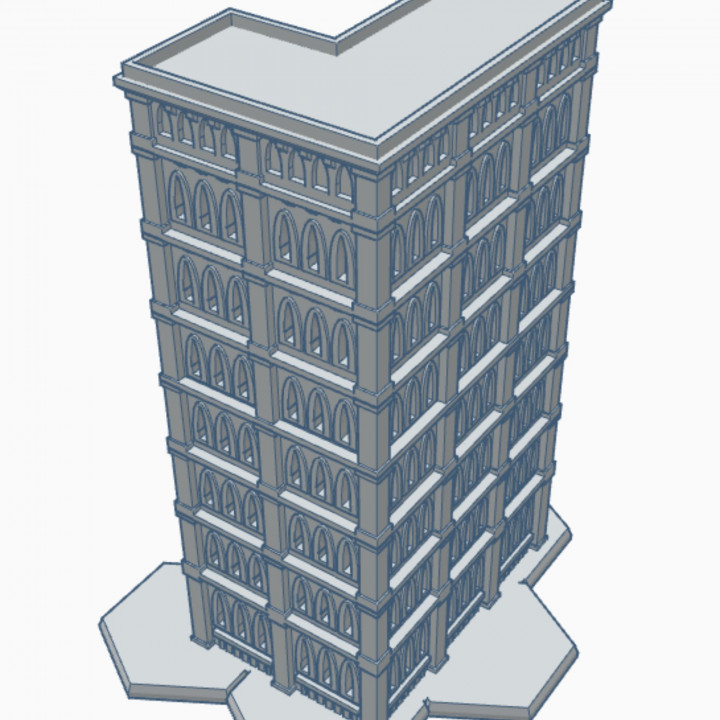 Gothic Building 46 with Hex Base GHB046 image