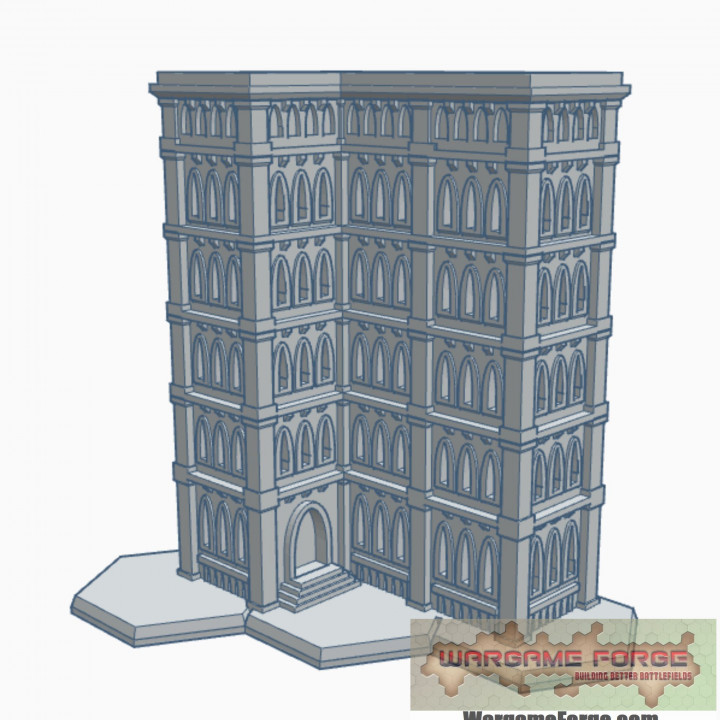 Gothic Building 48 with Hex Base GHB048 image