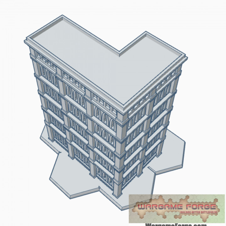 Gothic Building 48 with Hex Base GHB048 image