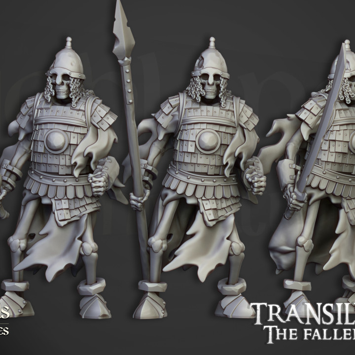 Skeleton Boyar Guard - Highlands Miniatures image