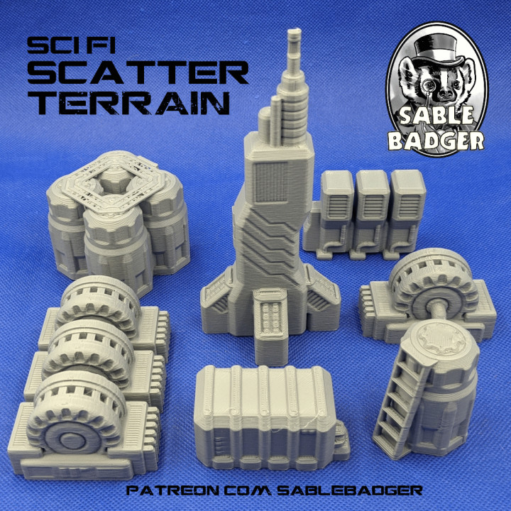 Sci Fi Scatter  Terrain set 1 image
