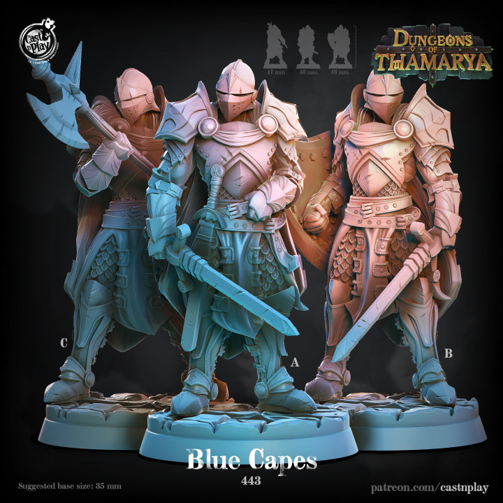 Blue Capes | Knights (Pre-Supported) image