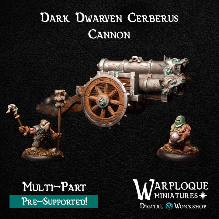 Dark Dwarven Cerberus Cannon image