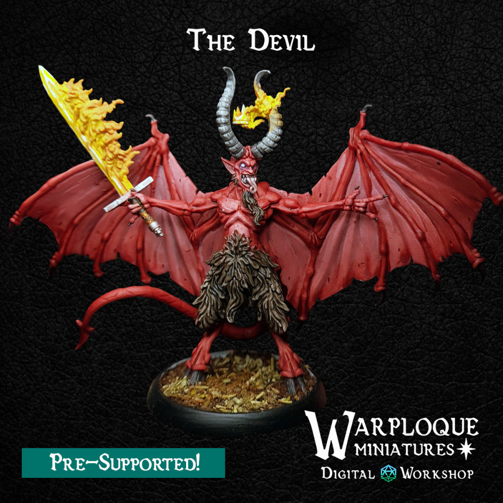 MONSTER MOUTH DEVIL（WARP / Mサイズ） 3D Printable The Devil by Warp Miniatures