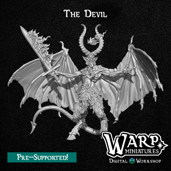 3D Printable The Devil by Warp Miniatures