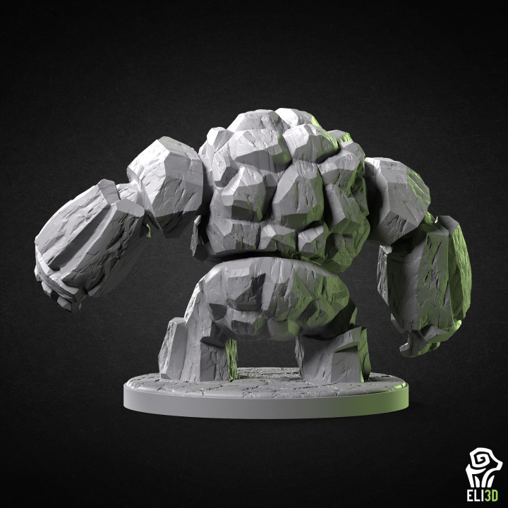 3D Printable Rune Golem by ELI 3D 3D Printable Rune Golem by ELI 3D