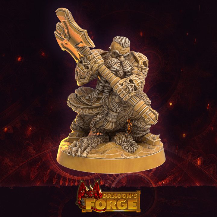 Ironpelt Dwarf Barbarian - Great Axe image