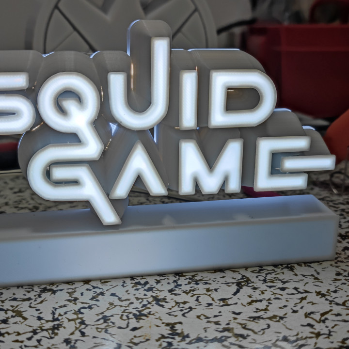 SquidGame LED Sign image
