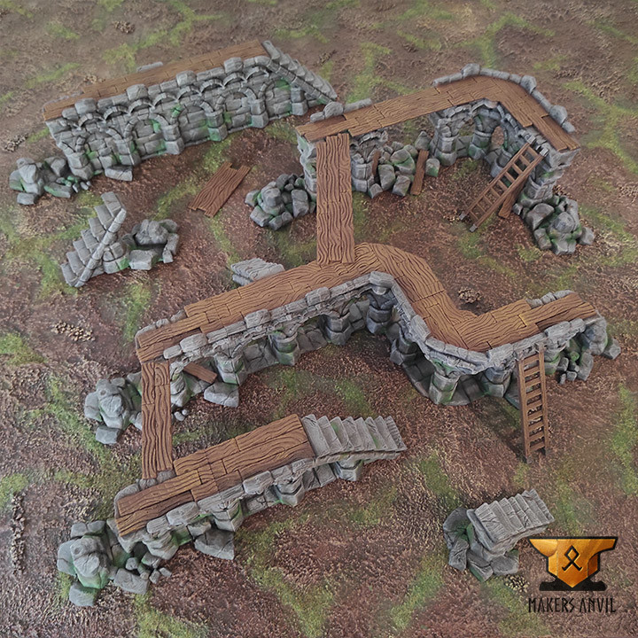 The Ruined Town - Modullar Walls image