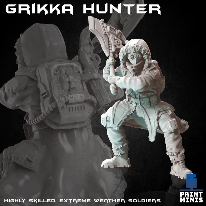 Grikka Hunters - 3 characters - Expedition Collection image