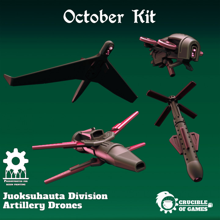 Juoksuhauta Artillery Drones pack image