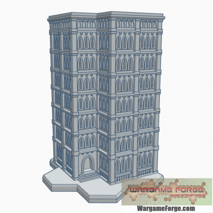 Gothic Building 74 with Hex Base GHB074 image