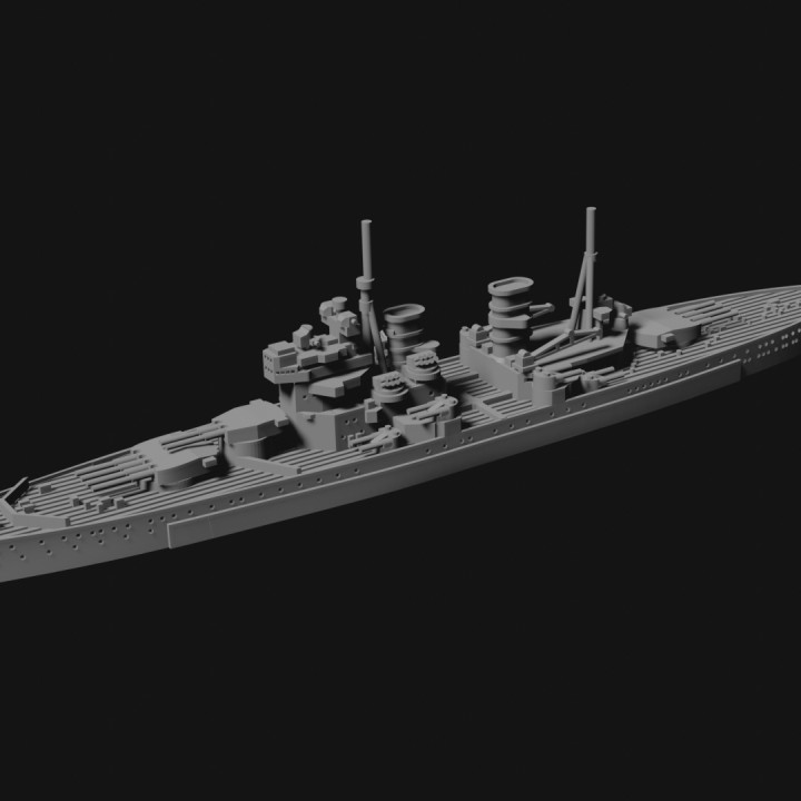 King George V Class Battleship 1/1800 scale image