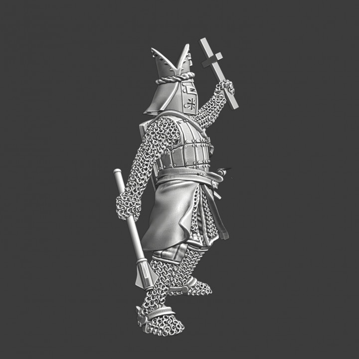 Medieval warrior bishop image