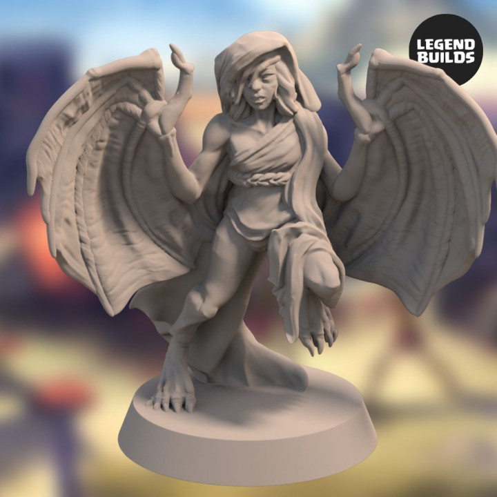 Themesa – Selene’s Acolyte – 3D printable miniature – STL file image