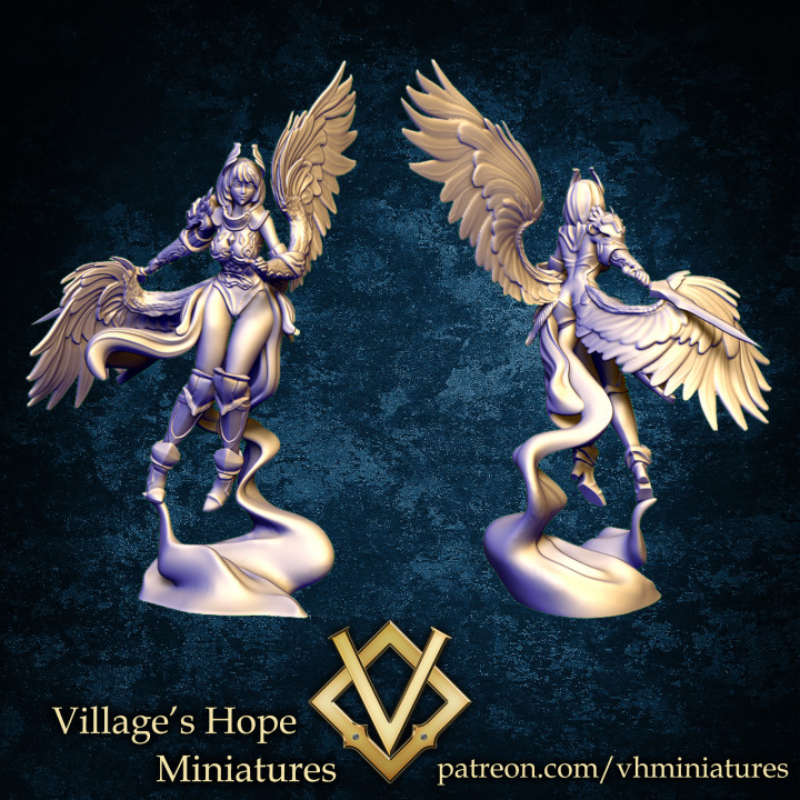 The Valkyrie sisters (75&35mm. scale) image