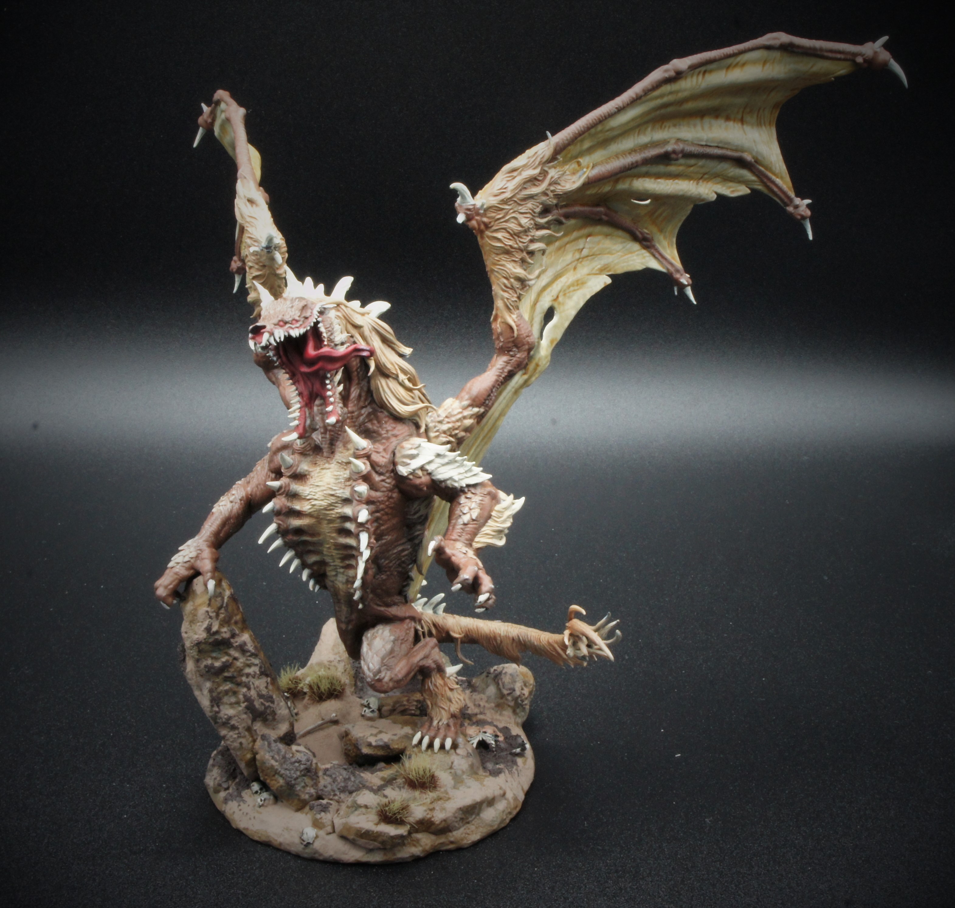 Iku - selling Hyena Dragon - 1 pose - 100mm base | High Resolution Resin Miniature - Pathfinder - Dungeons & Dragons - Archvillain Games