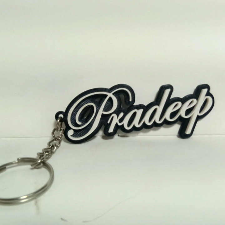 Pradeep (Named Keychain) image