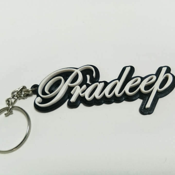 Pradeep (Named Keychain) image