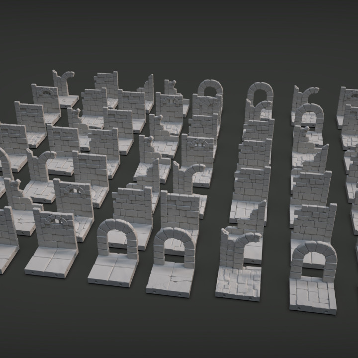 3D Printable Wall Modules by Imp3dsion