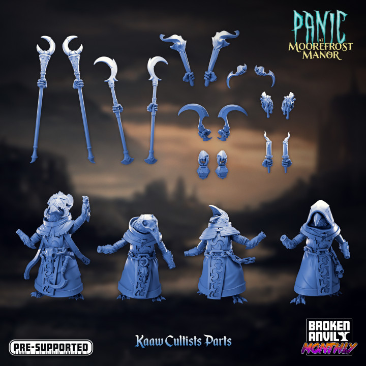 Panic at Moorefrost Manor- Kaaw Cultists Complete Set image