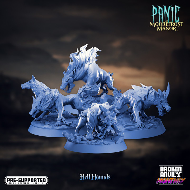 Panic at Moorefrost Manor- HellHounds Complete Set image