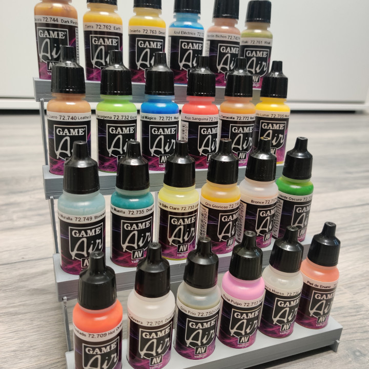 Airbrush color holder Vallejo 17ml image