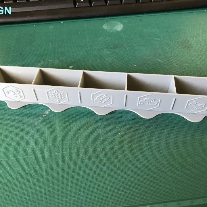 Settlers of Catan - 3D Printed Card Holder image