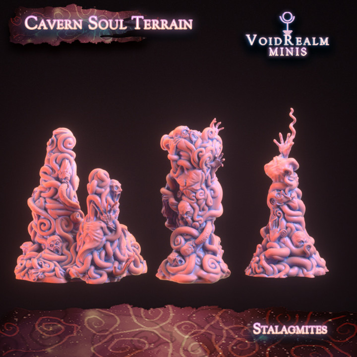Cavern Terrain - Twisted Stalagmites image