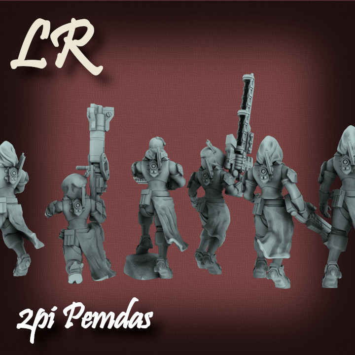 2pi Pemdas warriors multi part kit and Scout Bourdon image