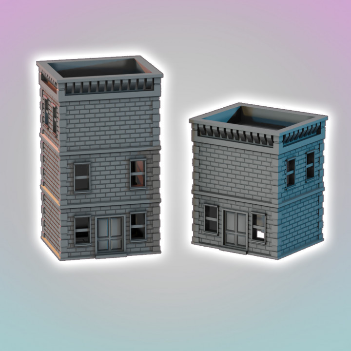 Modern Brick Apartment Buildings image