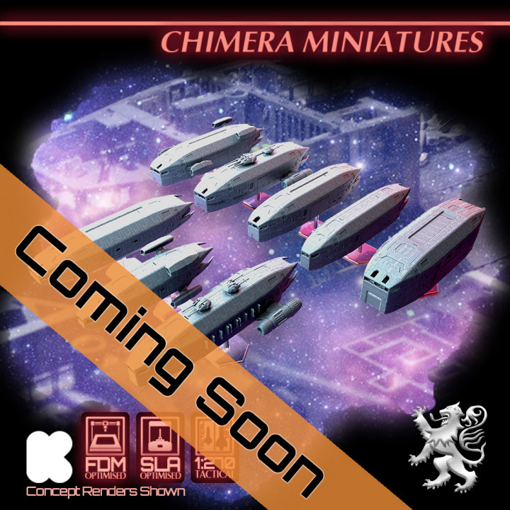 Chimera Starship Miniatures image