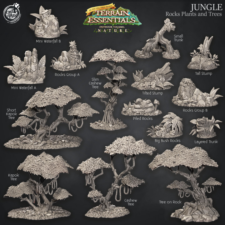 Terrain Essentials, Jungle Platform, by Cast n offers Play