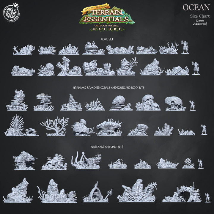 Ocean Terrain Set (Pre-Supported) image