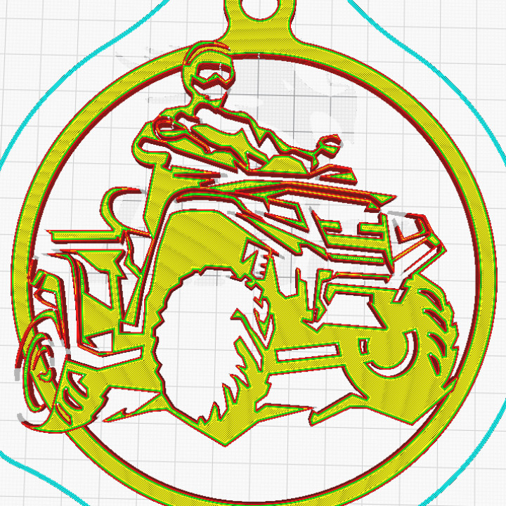 Motorcycle Cristmas Ornament image