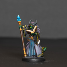 Picture of print of Shadow Variant Dragonborn: Shadowborn Wizard & Rogue