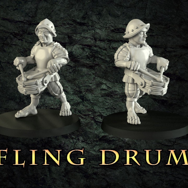 Halfling drummer image
