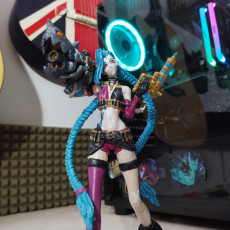 3D Printable Jinx - League of Legends - Original Version - 25cm