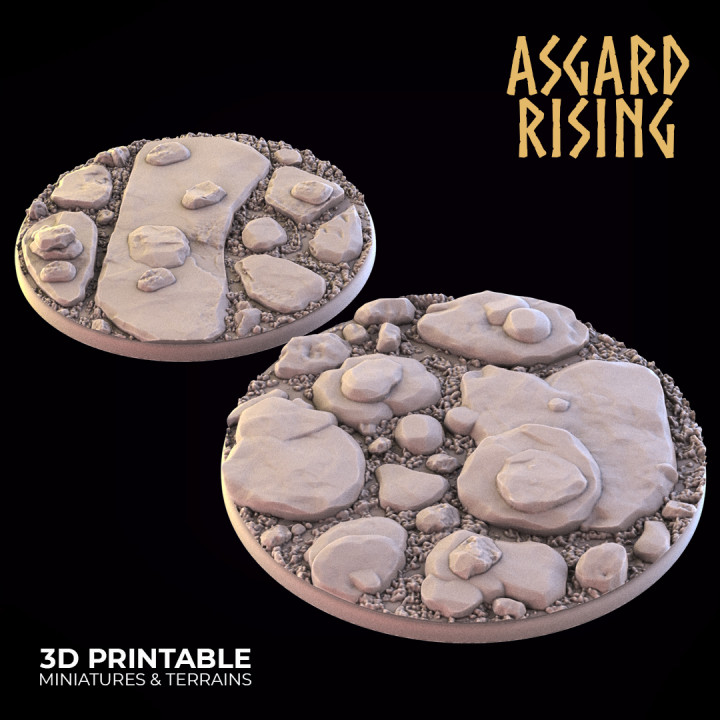 Rock Path - 60mm & 70mm Base /Pre-supported/ image