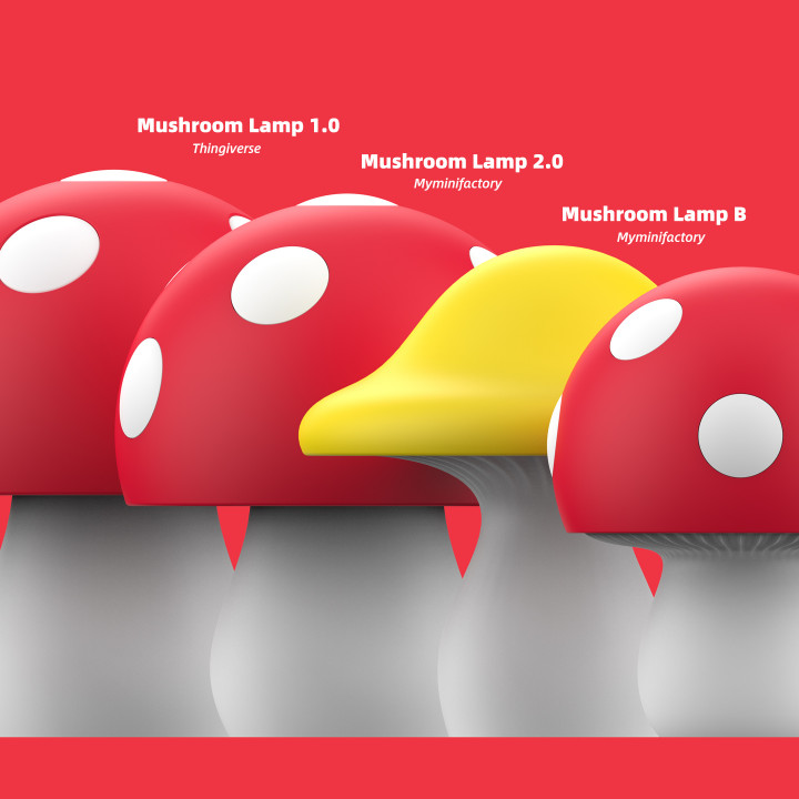 Mushroom Lamp C image
